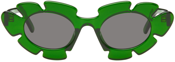 Photo: LOEWE Green Flower Sunglasses