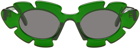 LOEWE Green Flower Sunglasses