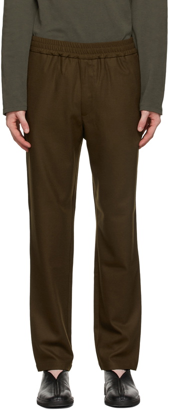 Photo: Barena Brown Wool Trousers