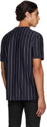 Hugo Navy Damericano Stripe T-Shirt