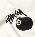 Stüssy - Logo-Printed Cotton-Jersey T-Shirt - Neutrals