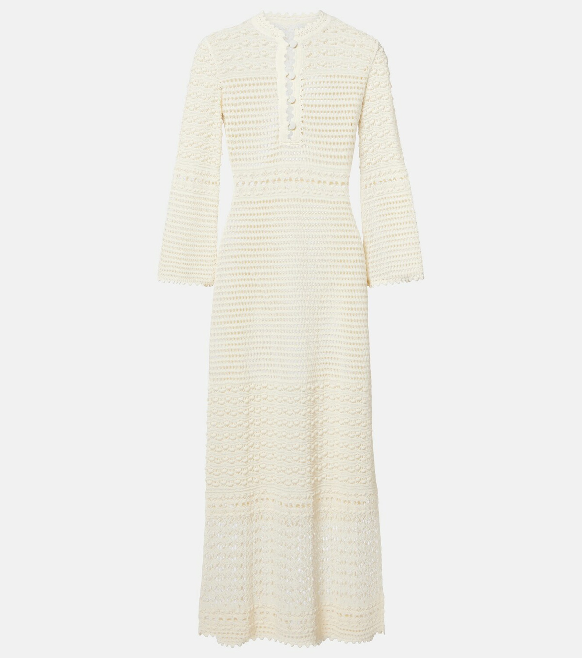 Eres Madone crochet midi dress