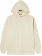 FEAR OF GOD ESSENTIALS - Logo-Appliquéd Cotton-Blend Jersey Hoodie - Neutrals