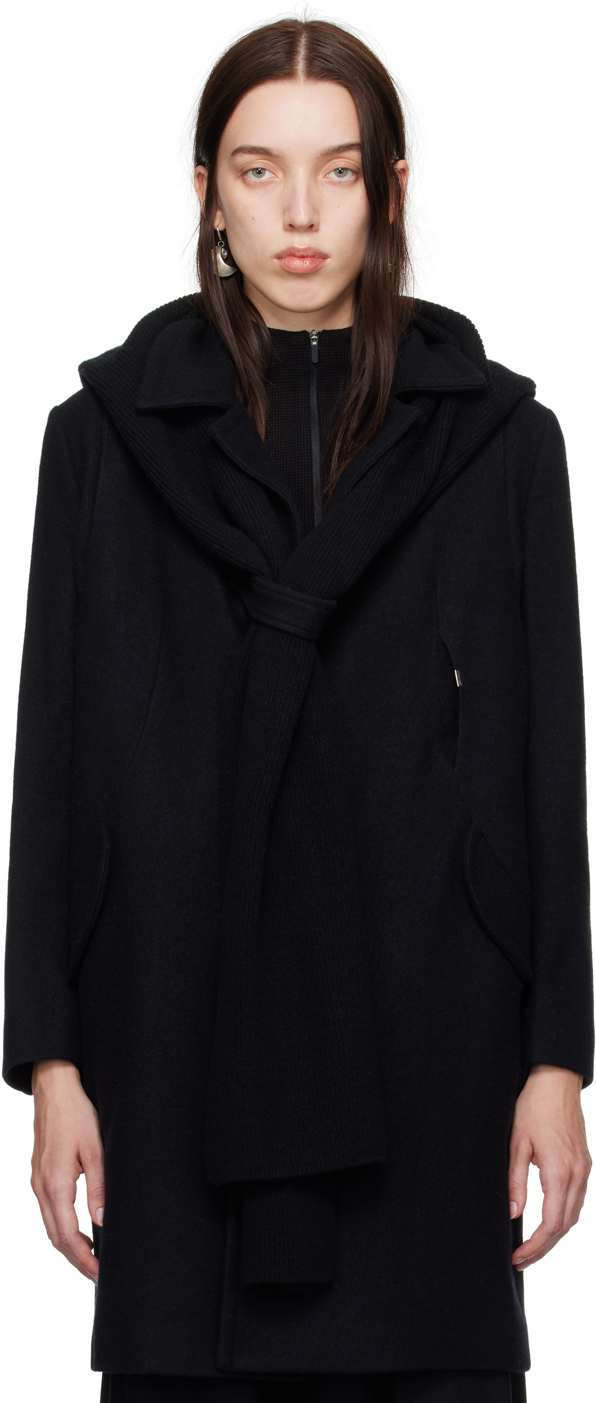 HYEIN SEO Black Padded Jacket Hyein Seo HYEIN SEO Black Padded Jacket Hyein Seo