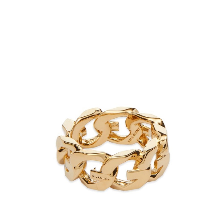 Photo: Givenchy Men's G Chain Ring in Gold