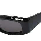 Balenciaga Eyewear BB0266S Sunglasses in Black/Grey