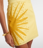 Cala de la Cruz Veneta printed cotton minidress