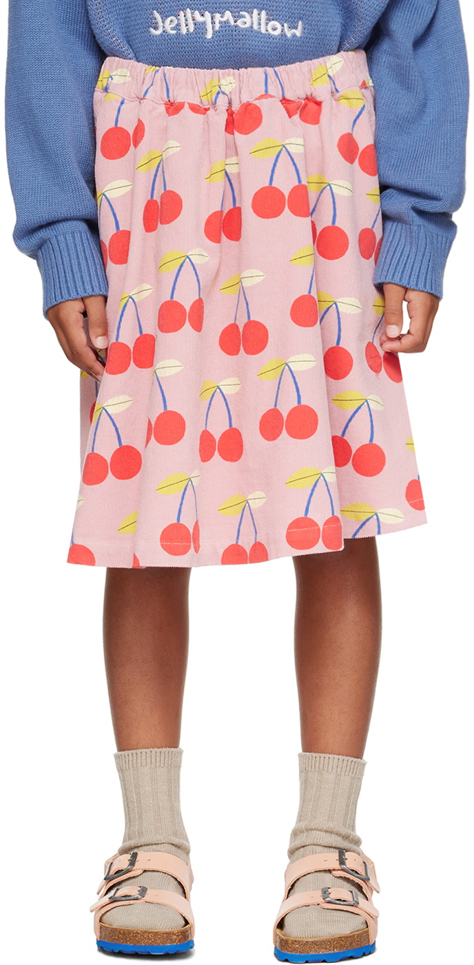 Jellymallow Kids Pink Cherry Skirt Jellymallow