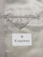 Kingsman - Slim-Fit Double-Breasted Wool Suit Jacket - Gray