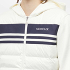 Moncler Men's Down Knit Jacket in White