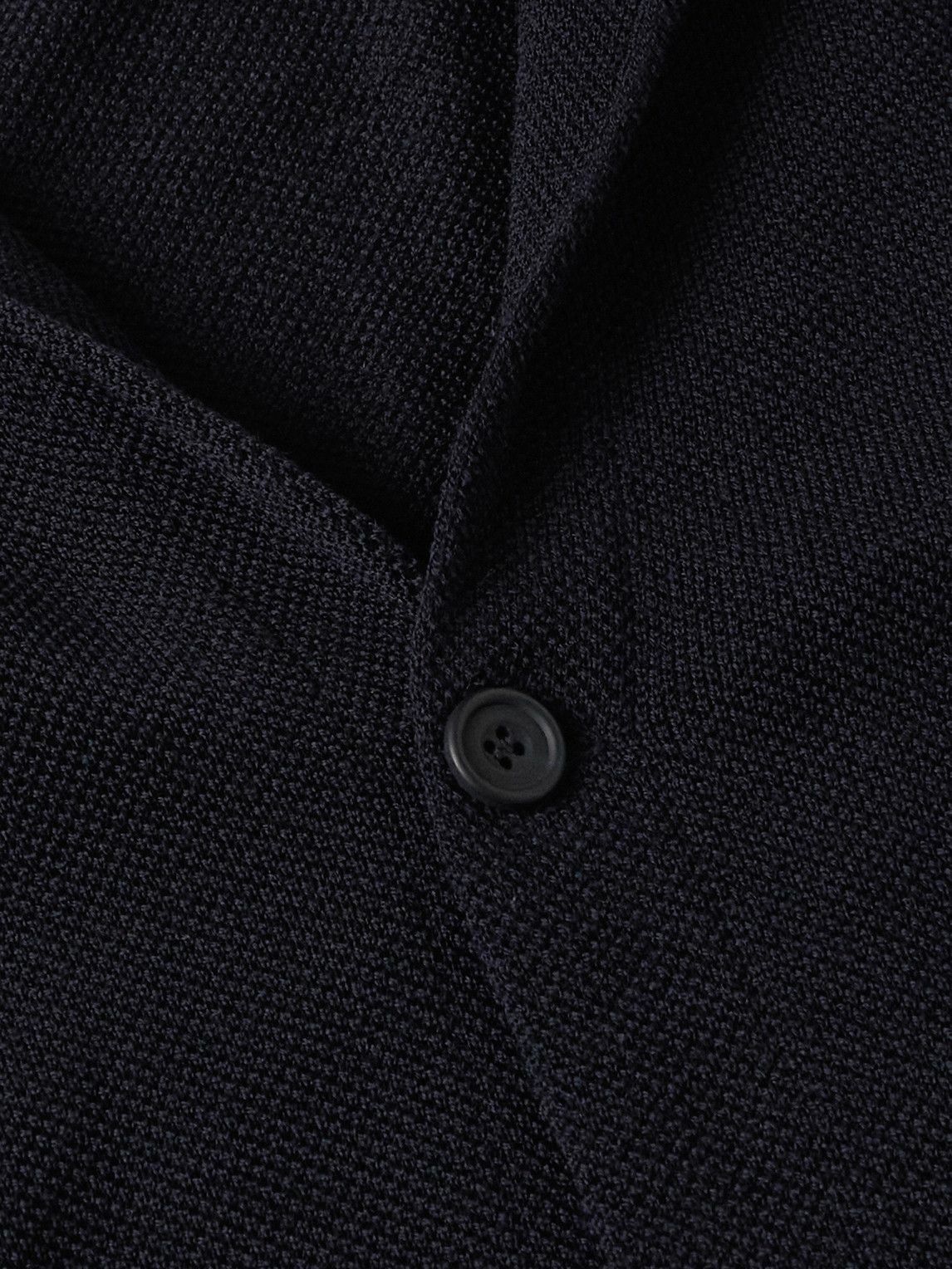 Richard James - Merino Wool Cardigan - Blue