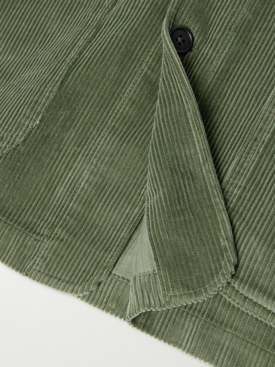 Sid Mashburn - Cotton-Corduroy Overshirt - Green
