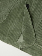 Sid Mashburn - Cotton-Corduroy Overshirt - Green