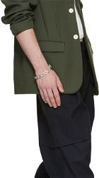 Martine Ali SSENSE Exclusive Silver Fox Chain Bracelet