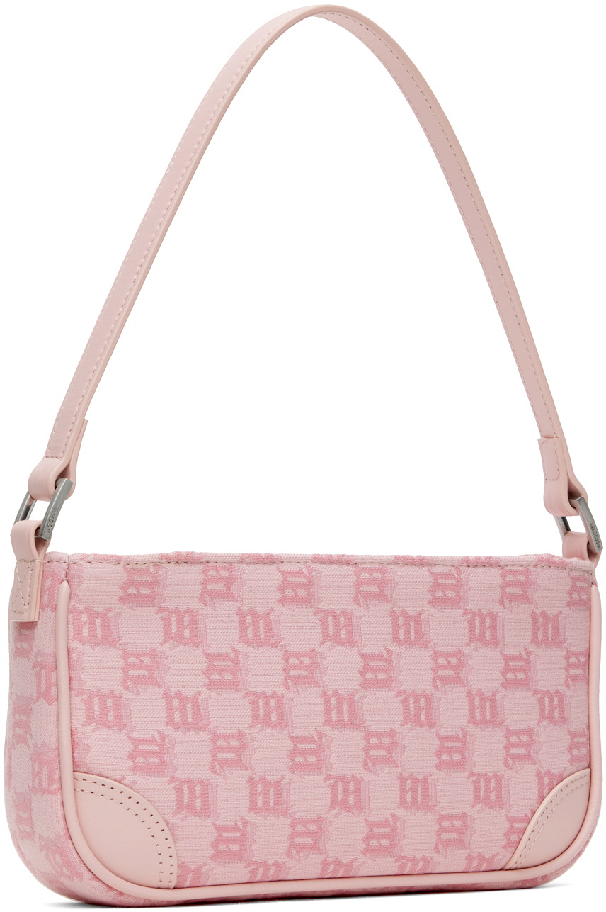 MISBHV Pink Jacquard Monogram 90s Mini Bag