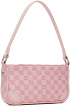 MISBHV Pink Jacquard Monogram 90s Mini Bag