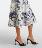 Oscar de la Renta Printed cocktail dress