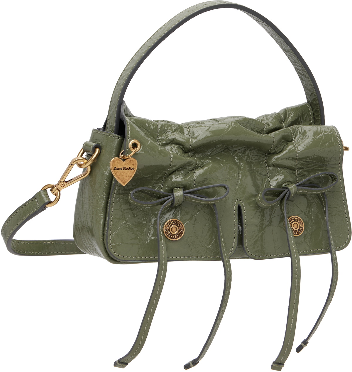 Acne Studios Khaki Multipocket Micro Bag