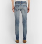 Saint Laurent - Skinny-Fit 15cm Hem Denim Jeans - Men - Indigo