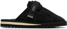 SUICOKE Black ZAVO-HSPDab Slippers