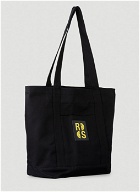 Smiley Logo Patch Tote Bag in Black