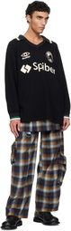 doublet Black Team Spiber Football Sweater