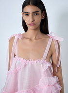 Cecilie Bahnsen Ruffle Trim Midi Dress