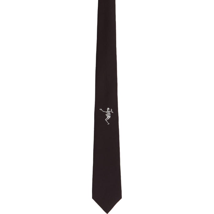 Photo: Alexander McQueen Black and Silver CR Place Dancing Tie