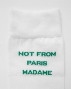 Drôle De Monsieur La Chaussette Not From Paris Madame Green - Mens - Socks