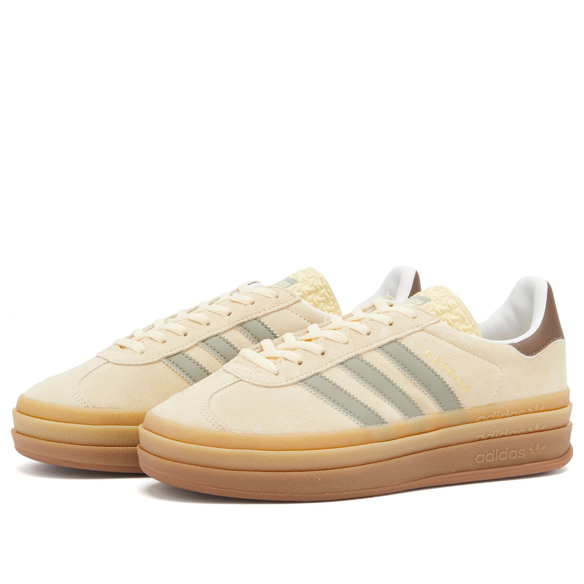 adidas gazelle silver green womens WMNS adidas Gazelle Bold Shoes Clear Sky JQ7776