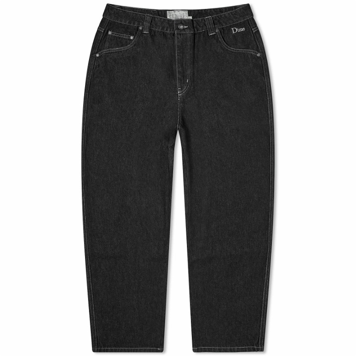 Photo: Dime Men's Classic Baggy Denim Pants in Black Washed