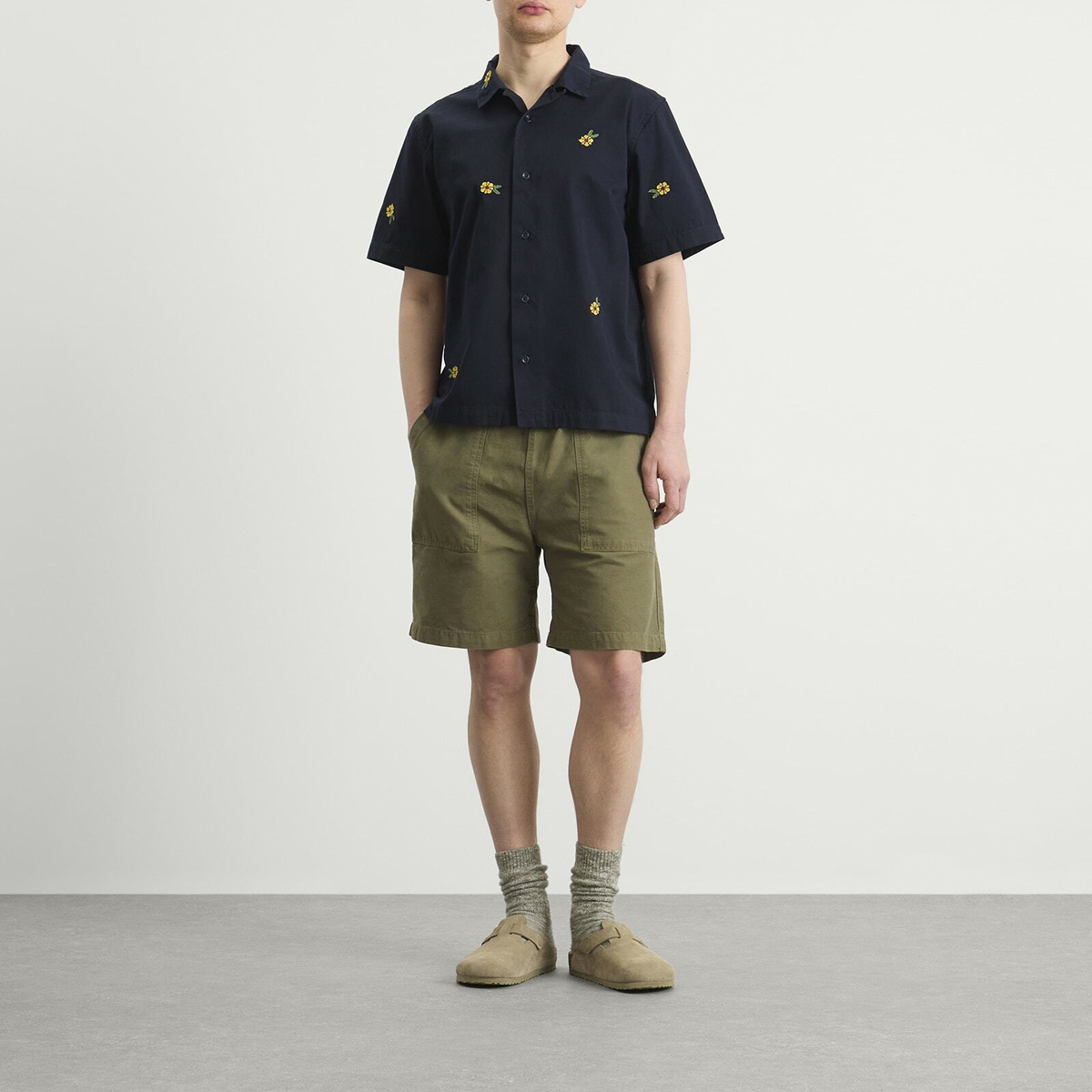 Service Works Men's Classic Chef Shorts in Olive