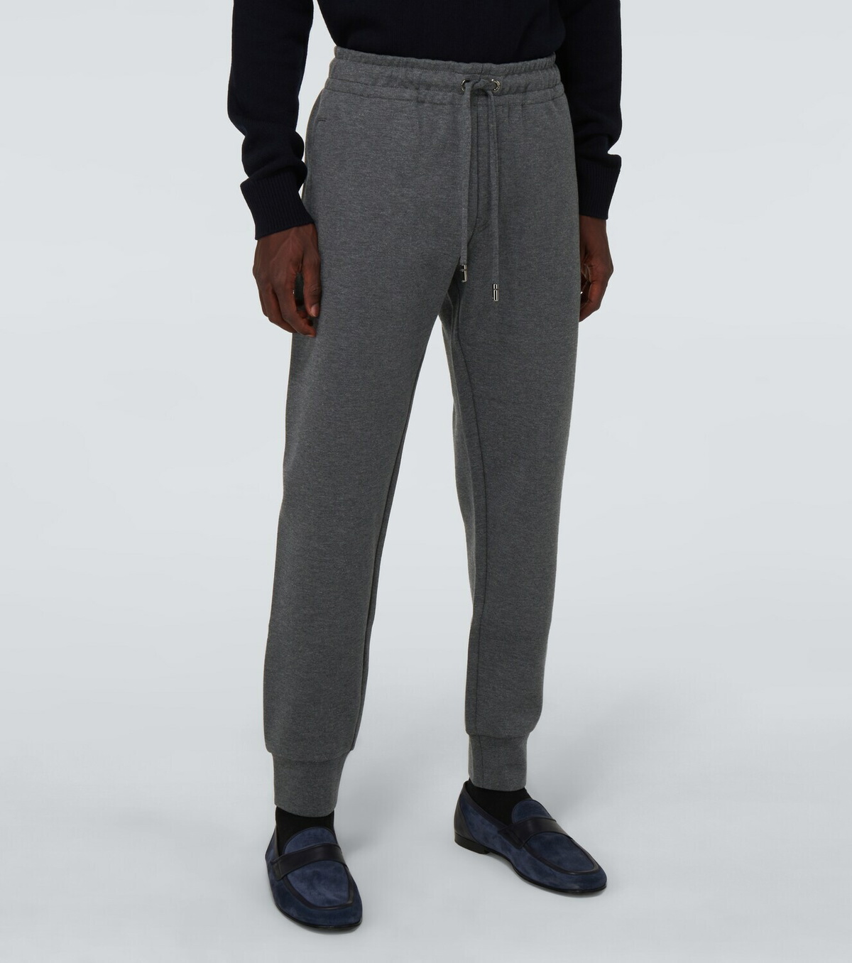 Dolce & Gabbana White Viscose Jogger Sweatpants Pants