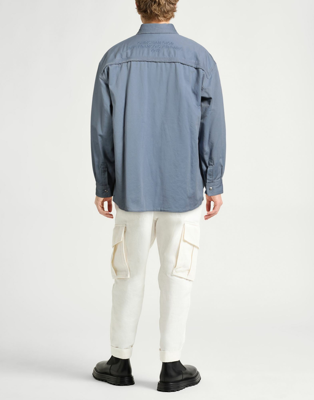 Dior Mens Denim outerwear Slate in Blue