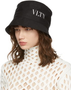 Valentino Garavani Black VLTN Bucket Hat