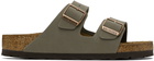 Birkenstock Taupe Regular Arizona Sandals
