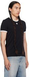 Courrèges Black Patch T-Shirt