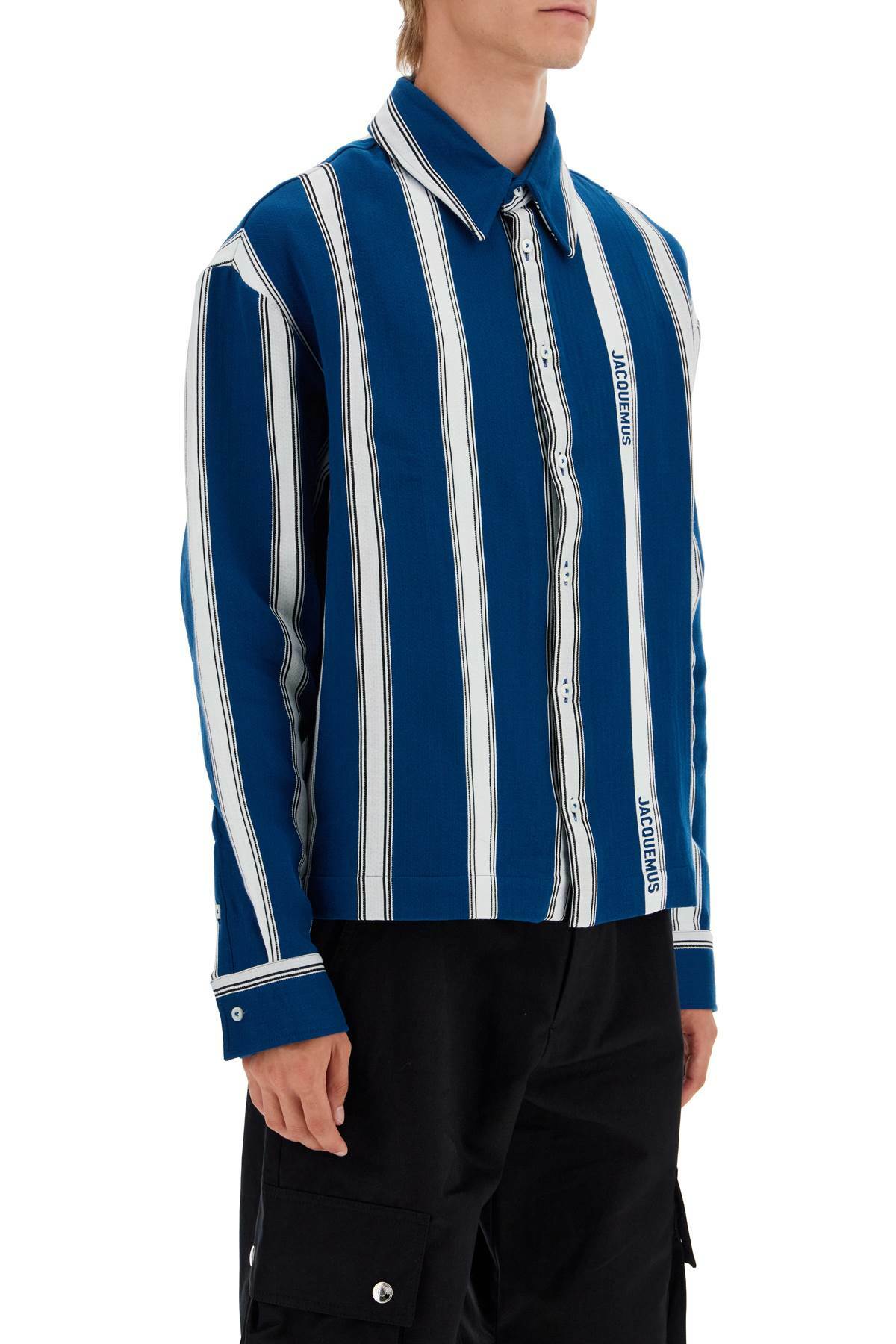 JACQUEMUS the paper shirt Blue