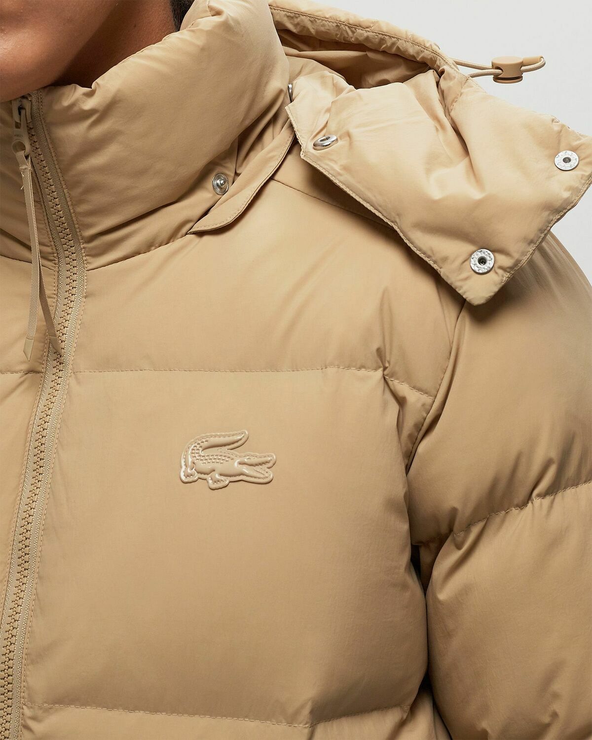 Lacoste BLOUSON Beige Womens Down & Puffer Jacket
