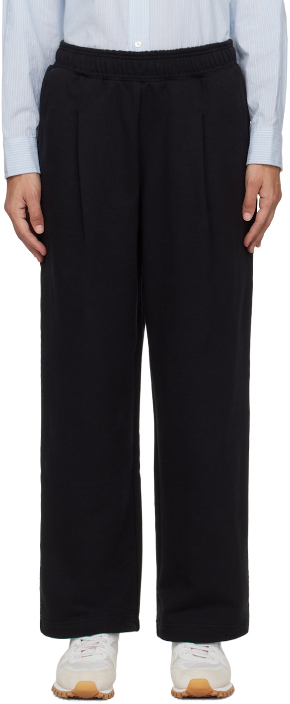Dunst Black Wide Fit Sweatpants