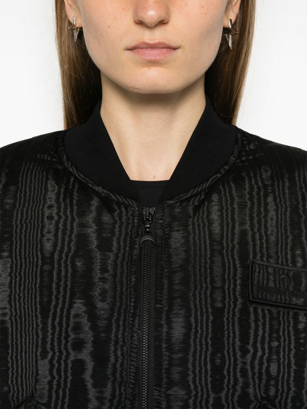 Marine Serre Moiré Bomber Jacket Marine Serre