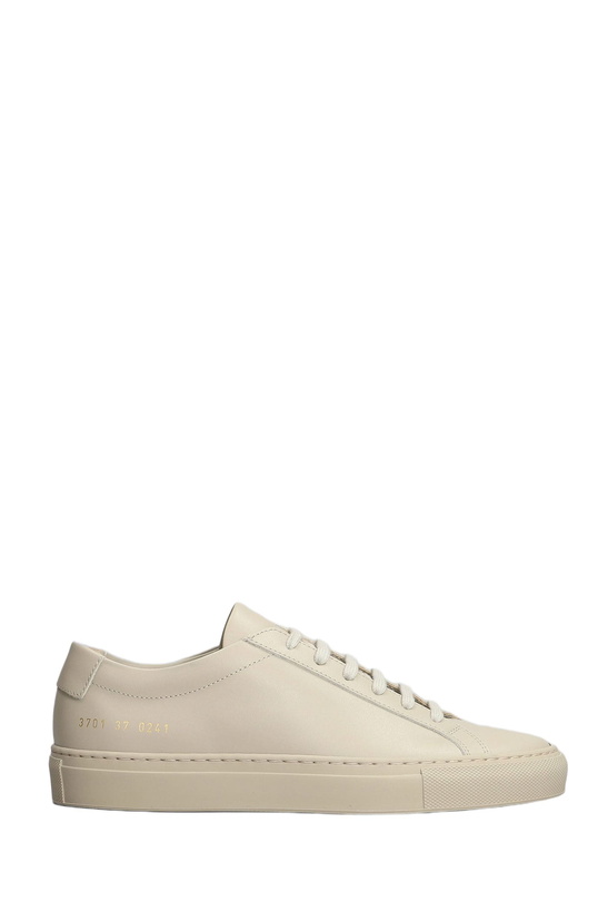 Photo: Common Projects Original Achilles Sneakers In Beige Leather