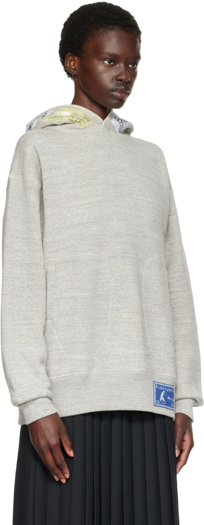 Stefan Cooke Gray AG Spalding Edition CB Patch Sideline Parka Hoodie