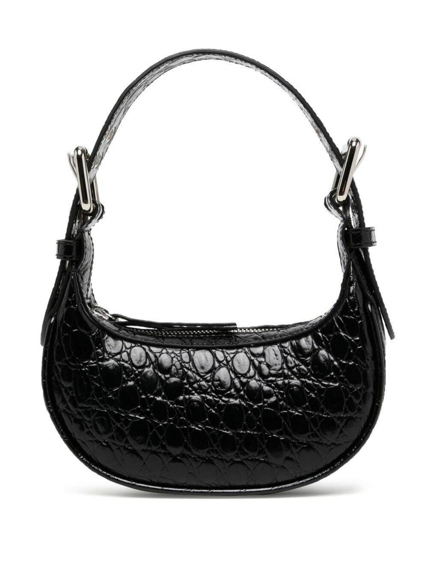 Photo: BY FAR - Mini Soho Croco Embossed Leather Shoulder Bag