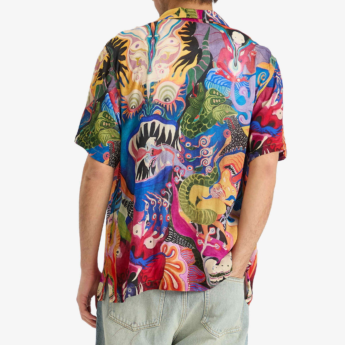 Endless Joy Men's Brain Smasher Vacation Shirt in Multi