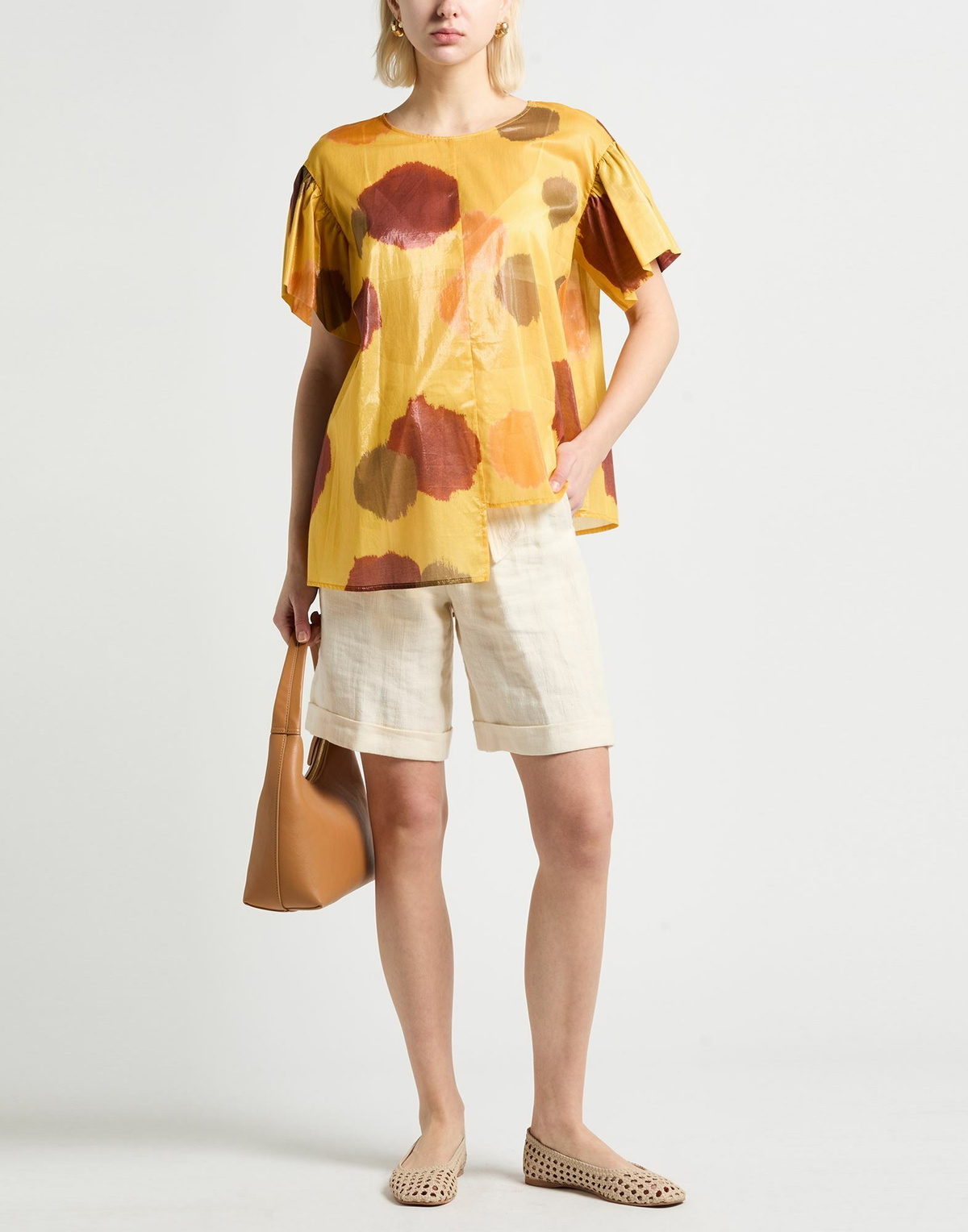 Manila Grace Womens Top in Mandarin