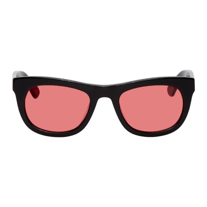 Photo: Han Kjobenhavn Black and Red Cubicle Sunglasses
