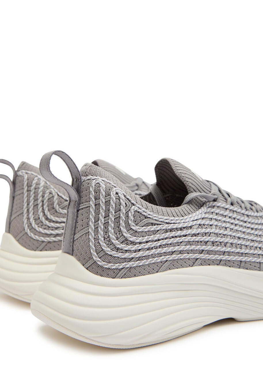 Athletic Propulsion Labs Techloom Zipline Embroidered Knit Sneakers Grey