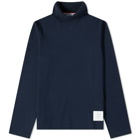 Thom Browne Men's Long Sleeve Turtleneck T-Shirt in Navy