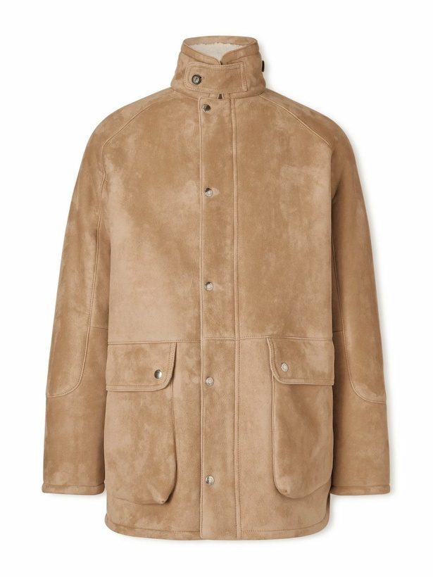 Photo: Loro Piana - Shearling Jacket - Brown
